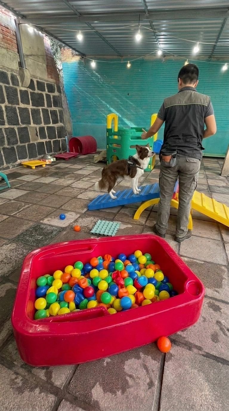 Atividade de aprendizagem na creche da Thor Pet Spa
